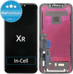 Apple Ecran In-Cell pentru iPhone XR, Sticlă tactilă cu ramă, FixPremium