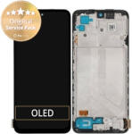Xiaomi Redmi Note 10S - Ecran LCD + Sticlă Tactilă + Ramă (Onyx Gray) - 5600020K7B00, 560002K7BN00 Genuine Service Pack, Onyx Grey