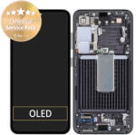 Samsung Galaxy S23 S911B - Ecran LCD + Sticlă Tactilă + Ramă (Phantom Black) - GH82-30481A, GH82-30480A Genuine Service Pack, Phantom Black
