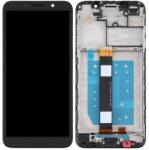 Motorola Moto E6 Play - Ecran LCD + Sticlă Tactilă + Ramă (Black) TFT, Black