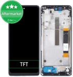 Motorola Moto G200 XT2175 - Ecran LCD + Sticlă Tactilă + Ramă (Black) TFT, Black