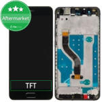 Huawei P10 - Ecran LCD + Sticlă Tactilă + Ramă (Black) TFT, Black