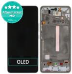 Samsung Galaxy A53 A536B - Ecran LCD + Sticlă Tactilă + Ramă (Awesome Black) OLED, Awesome Black