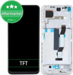 Xiaomi Mi 10T 5G M2007J3SY, Mi 10T Pro 5G M2007J3SG - Ecran LCD + Sticlă Tactilă + Ramă (Luna Silver) TFT, Luna Silver