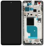 Motorola Edge 30 Pro XT2201 - Ecran LCD + Sticla Tactilă + Ramă (Black) - 5D68C20263, 5D68C20276 Genuine Service Pack, Black