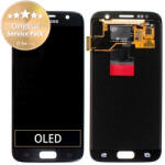 Samsung Galaxy S7 G930F - Ecran LCD + Sticlă Tactilă (Black) - GH97-18523A, GH97-18761A, GH97-18757A Genuine Service Pack, Black