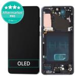 Samsung Galaxy S21 G991B - Ecran LCD + Sticlă Tactilă + Ramă (Phantom Gray) OLED, Phantom Grey