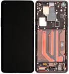 OnePlus 8 Pro - Ecran LCD + Sticlă Tactilă + Ramă (Onyx Black) - 1091100167 Genuine Service Pack, Black