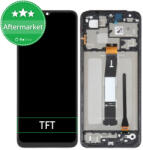 Xiaomi Redmi 12C 22120RN86G 22126RN91Y - Ecran LCD + Sticlă Tactilă + Ramă (Black) TFT, Black