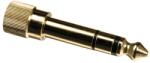 Audio-Technica Преходник Audio-Technica ATPT-AD6, от 3.5mm Jack(ж) към 6.3mm Jack(м), с резба, златист (ATPT-M50XADAPTER)