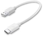 Cellularline Кабел Cellularline 4440, от USB Type А(м) към USB Type C(м), 0.15m, бял