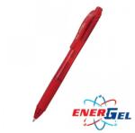 Pentel Автоматичен ролер Pentel Energel BL107, червен цвят на писане, дебелина на линията 0.7 mm, гел, червен, цената е за 1бр. (продава се в опаковка от 12бр. ) (OK26786)