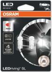 OSRAM Автомобилна крушка Osram 2825DRP, 0.6W, 15lm, W5W, W2.1x9.5d, LED, 2 броя в опаковка (2825DRP)