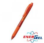 Pentel Автоматичен ролер Pentel Energel BL107, оранжев цвят на писане, дебелина на линията 0.7 mm, гел, оранжев, цената е за 1бр. (продава се в опаковка от 12бр. ) (OK26789)
