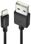 Lindy Кабел Lindy 31321, от USB A(м) към Lightning(м), 2m, черен (31321)