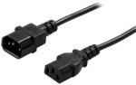 PowerWalker Захранващ кабел PowerWalker от IEC C14(м) към IEC C13(ж), 1.8m, черен (POWER-CABLE-IEC-C13-C14)