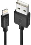 Lindy Кабел Lindy 31320, от USB A(м) към Lightning(м), 1m, черен (31320)