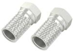 Hama Адаптер Hama 205273, F-конектор(м), 6.8 мм, 4 бр (205273)