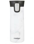 Contigo Термочаша Contigo Pinnacle Couture White Marble, 0.42л. , неръждаема стомана, бяла (2104543)