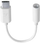 Cellularline Адаптер Cellular Line 5953, от USB-C(м) към 3.5mm жак, бял (5953)