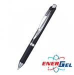 Pentel Автоматичен ролер Pentel Energel BLP77, черен цвят на писане, дебелина на линията 0.7 mm, гел, черен, цената е за 1бр. (продава се в опаковка от 12бр. ) (OK27258)