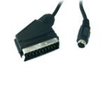 Royal Кабел Royal CABLE-SCART 27 108425, от SCART(м) към S-video(м), 1.5m, черен