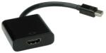 Roline Кабел Roline, mini DisplayPort(м) към HDMI(ж), 0.1м (12.99.3129)