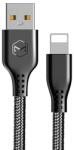 Xmart Кабел Xmart Warrior Black, от USB-A(м) към Lightning(м), 1.2m, черен (Warrior Black USB-Lightning)