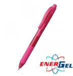 Pentel Автоматичен ролер Pentel Energel BL107, розов цвят на писане, дебелина на линията 0.7 mm, гел, розов, цената е за 1бр. (продава се в опаковка от 12бр. ) (OK26790)