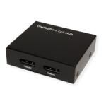Roline Сплитер Roline 14.99. 3590, от 1x DisplayPort(ж) към 2x DisplayPort(ж), 4K2K@30Hz, черен (14.99.3590)