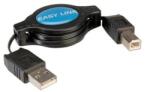 Roline Кабел ROLINE 11.99. 8812, USB A(м) към USB B(м), 1.2m, черен (11.99.8812)