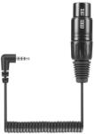 Sennheiser Преходник Sennheiser KA 600i, от XLR-3(ж) към 3.5mm Jack(м), черен, спирала (505799)