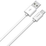 DEVIA Кабел Devia 4760, от USB Type А(м) към USB Type C(м), 1m, бял