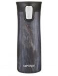 Contigo Термочаша Contigo Pinnacle Couture Indigo Wood, 0.42л. , неръждаема стомана, черна (2104545)