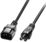 Lindy Захранващ кабел Lindy 30343, от IEC C5(м) към към IEC C14(ж), 5m (LNY-30343)