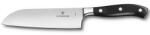 Victorinox Кухненски нож Victorinox Grand Maitre Santoku Forged, сантоку, неръждаема стомана, 17 см, черен (7.7303.17G)