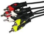 Royal Кабел Royal CABLE-3RCA/500 HQ, от 3x RCA(м) към 3x RCA(м), 5m, черен