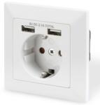 ASSMANN Контакт ASSMANN DA-70613, 2x USB, бял (DA-70613)