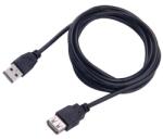 SBOX Кабел SBOX USB-1023, USB Type A(м) към USB Type A(ж), 3m, черен