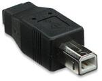 Manhattan Преходник Manhattan 308670, USB B(м) към Micro-A/B(ж), черен