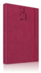Herlitz Agenda datata ro a5, 352 pagini, coperta din piele sintetica, premium deluxe loreto, culoare magenta, margini folio argintiu, 20 (9493890)