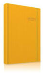 Herlitz Agenda datata ro a5, 352 pagini, coperta din piele sintetica, premium deluxe chiusa, culoare galben, 2024 (9493910)