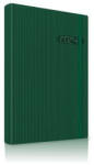 Herlitz Agenda datata ro a5, 352 pagini, coperta din piele sintetica, premium deluxe chiusa, culoare verde, 2024 (9493920)