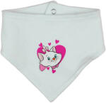 Asti Háromszög nyálkendő Marie cica mintával