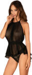Obsessive Serafia Babydoll & Thong Black M/L