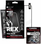 Sturdo Sticlă de protecție integrală + sticlă de protecție pentru cameră iPhone 15 Pro, Sturdo Rex, negru