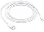Apple USB töltő- és adatkábel, Lightning, 200 cm, 2400 mA, Apple, fehér, gyári (RS56107) (RS56107)