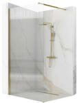 Rea Aero Intimo Walk-in zuhanyfal 100x200 cm hullámos üveg, szálcsiszolt arany profil REA-K4126 (REA-K4126)