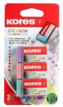 Kores Eraser, KORES "KE-30", 3 culori pastelate (40315)