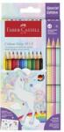 Faber-Castell Set de creioane colorate, triunghiulare, FABER-CASTELL "Grip", 13 culori diferite, unicorn (201542)